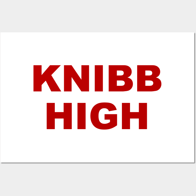 Knibb High - Billy Madison high school Wall Art by BodinStreet